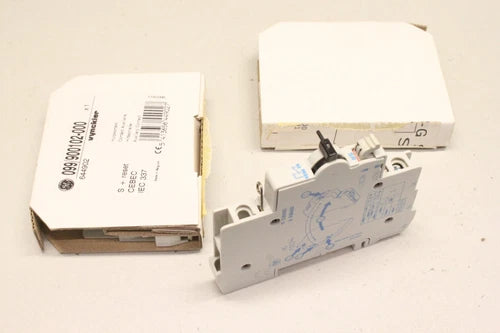 2x GENERAL ELECTRIC 099/900102-000 S+reset Contact Auxiliary  644902 OVP