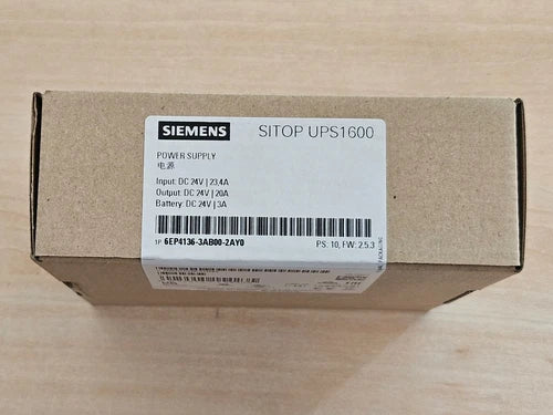 Siemens 6EP4136-3AB00-2AY0 NEW & SEALED SITOP UPS1600