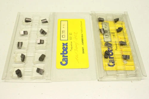 18x CARBEX CS30 P30 151 S5 Wendeschneidplatten Plaquettes 1N300/702 OVP