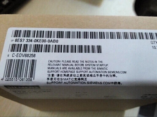 NEW Siemens 6ES7334-0KE00-0AB0 6ES7 334-0KE00-0AB0 S7-300 Analog Module SM 334