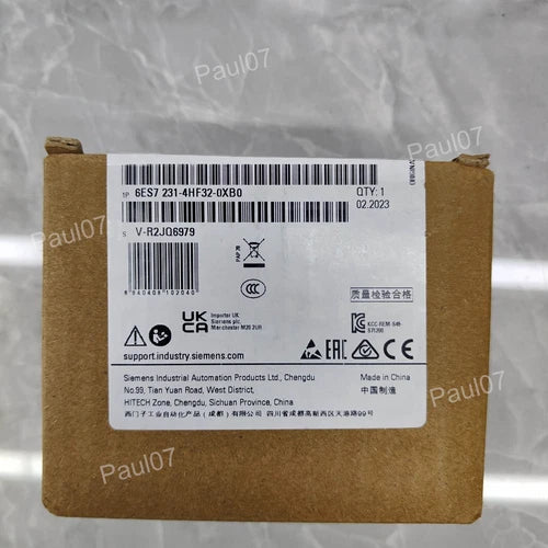 New Siemens 6ES7 231-4HF32-0XB0 S7-1200 Analog Input SM 1231 6ES7231-4HF32-0XB0