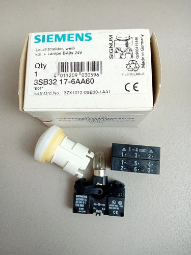Siemens 3SB3 217-6AA60 NEU OVP