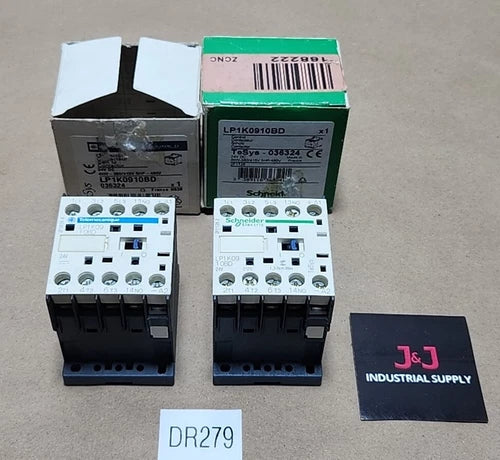 *NEW* [2] Schneider LP1K0910BD Control Contactor 24Vdc Coil 5Hp-480V + Warranty!