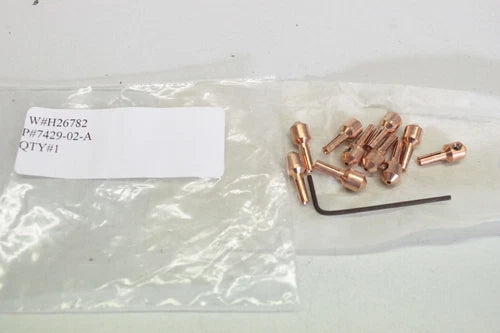 10x H26782 1,3mm 0,050 Stecker 铜接触螺钉型号 7429-02-A OVP