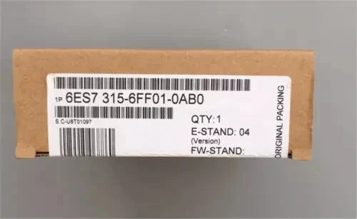 New Siemens 6ES7315-6FF01-0AB0 6ES7 315-6FF01-0AB0 SIMATIC S7-300 CPU 315F