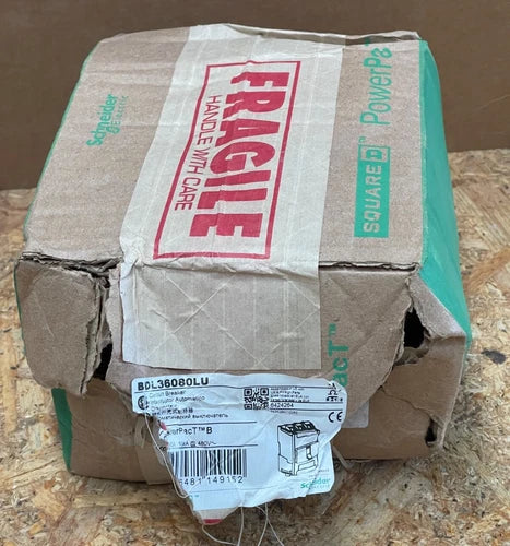 Schneider Electric - BDL36080LU - PowerPact B 3-Pole 80A MCCB, 600Y/347V AC