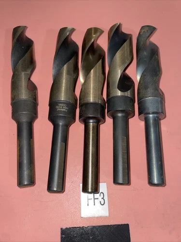 (5)Assorted Taper Length Drills See Photos For Sizes Fast Shipping +Warranty