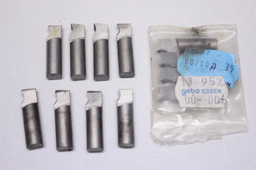 12x GEBO ESSEN 11957 11 957 00-0004 Schneidplatte Messer Mei?el 11957