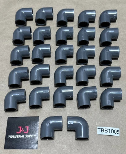 (27) NEW NO BOX- +GF+ Georg Fischer 16mm PVC 90¡ã Elbow S6.3/PN16 || WARRANTY!