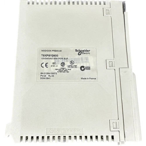 100/240VAC 26W Pow.sup. TSXPSY2600 SCHNEIDER Modicon Premium
