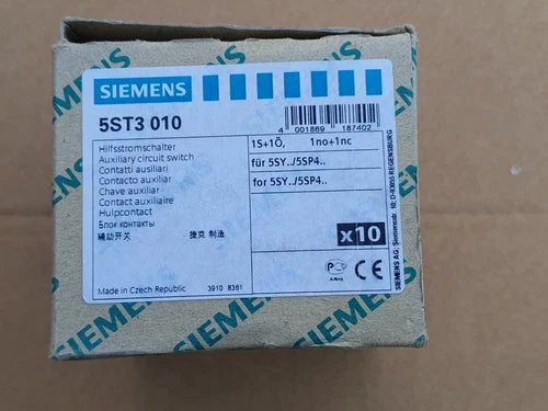 SIEMENS 5ST3 010 / 5ST3010 NEW (Box of 10)