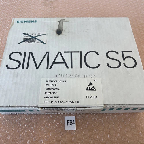 NEW OPEN BOX- Siemens Simatic S5 6ES5312-5CA12 Interface Module || Fast Shipped!