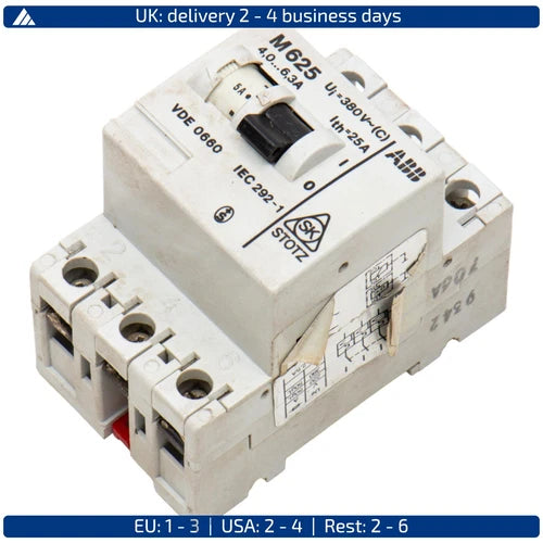 ABB M625, Circuit Breaker, M625, M625, Not Applicable Used in stock at PLC2DAY