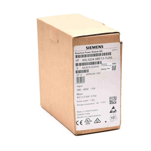 Siemens SINAMICS G120 PM 240 6SL3224-0BE13-7UA0 6SL3 224-0BE13-7UA0 -new-