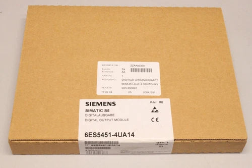 Siemens Simatic 6ES5 451-4UA14 Digital Module Output 6ES5451-4UA14 Sealed