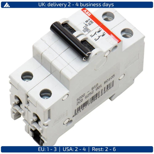 ABB S202-B10 2CDS252001R0105, Miniature circuit breaker, S202-B10 ..............