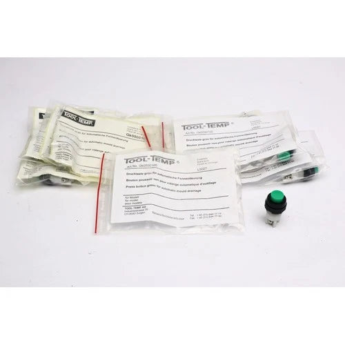 10Pcs Tool-Temp Gk0500100 L0027 Bouton poussoir vert pour vidange (B1366)