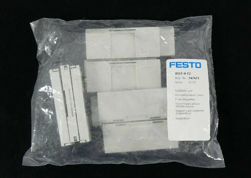 10 x Festo ASCF-H-E2 Schildertr?ger | 547473 | NEU in OVP