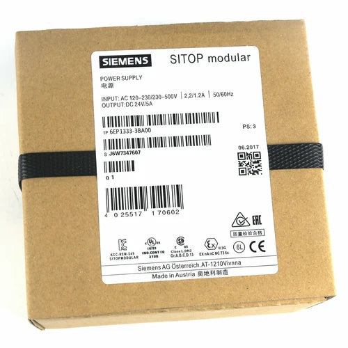 New Siemens 6EP1333-3BA00 6EP1 333-3BA00 SITOP PSU200M 5A stabilized power