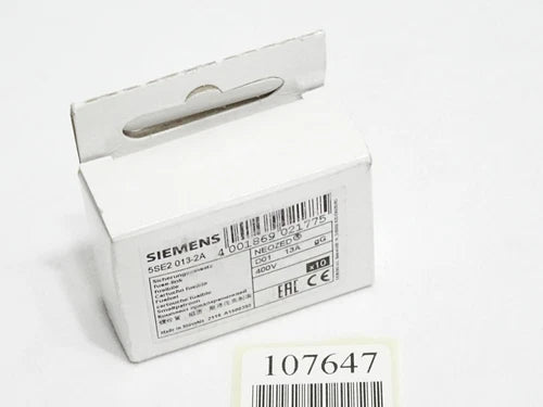 Siemens Sicherungseinsatz 5SE2013-2A 5SE2 013-2A 13A 400V Inhalt:10 St¨¹ck Neu