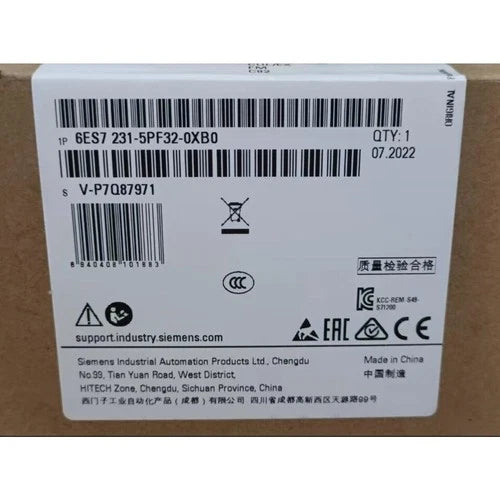 New Siemens 6ES7231-5PF32-0XB0 6ES72315PF320XB0 S7-1200 Analog Input SM 1231