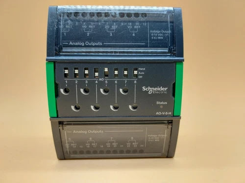SXWAOV8HX10001, SCHNEIDER ELECTRIC AO-V-8-H, 8 ANALOG OUTPUTS, SXWAOV8HX10001