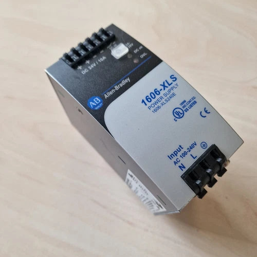 1606-XLS240E power supply, in: 100-240VAC / 110-150VDC, out: 24-28VDC, 240W, 10A