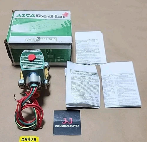 *BRAND NEW* Asco 8210G002 Solenoid Valve 1/2" Pipe 110/120V 50/60Hz + Warranty!