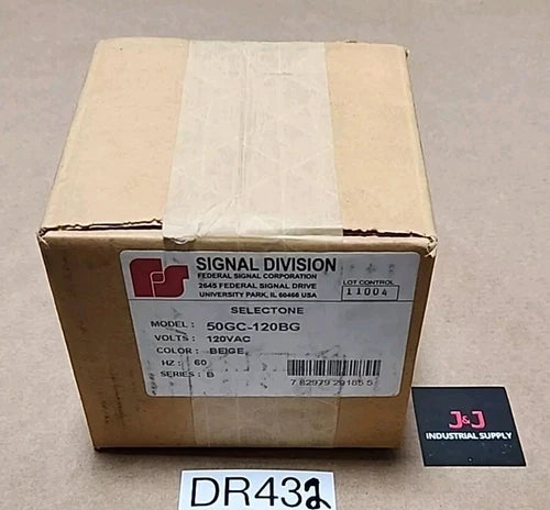 *BRAND NEW* Federal Signal 50GC-120BG Beige Selectone Speaker 120V 60Hz Warranty