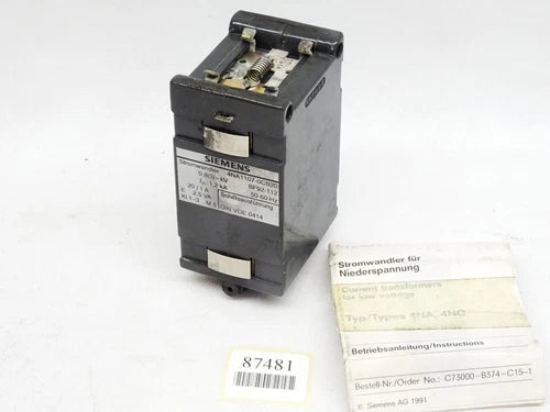 Siemens Stromwandler 4NA1107-0CB20