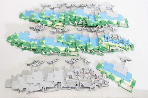 27x Wago 280 AWG 26-14 20A 500V 2,5mm? Reihenklemme Schutzleiter AWG26-14