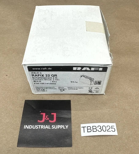 (10) Rafi RAFIX 22 QR Contact Block 2 NC 5.00.100.141/0000 + WARRANTY! ????