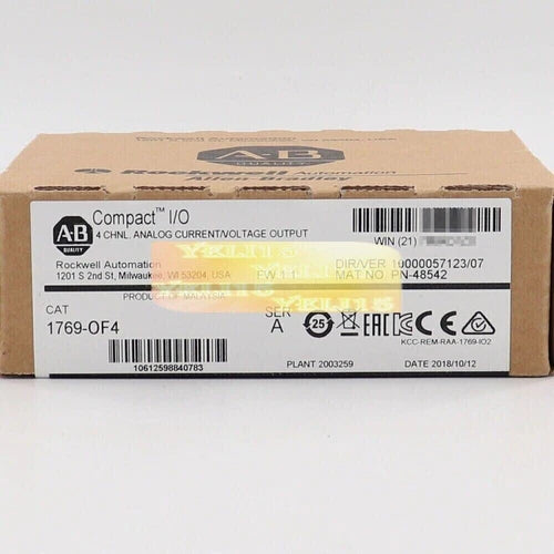 1769-OF4 SER A CompactLogix Analog Output Module 1769OF4 New Factory Sealed AB