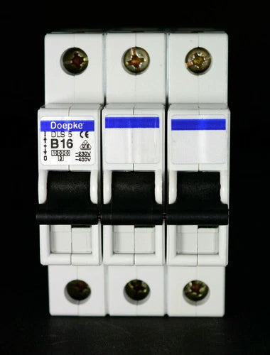4 St¨¹ck DOEPKE DLS 5 Leitungsschutzschalter B16 | 230V/400V~ | 3-polig