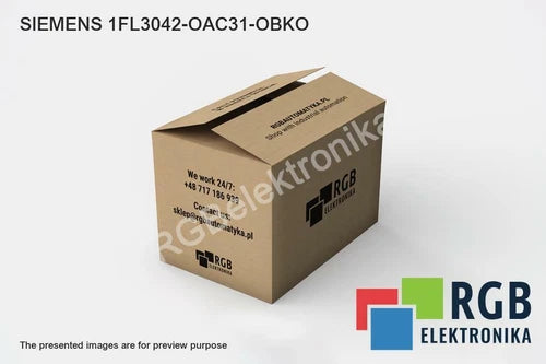 SIEMENS 1FL3042-OAC31-OBKO STEPPER MOTOR ID206801