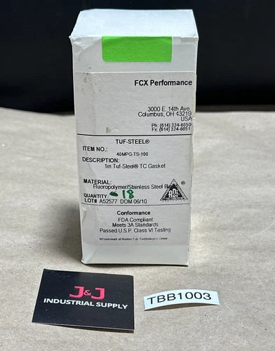 (18) FCX Performance 40MPG-TS-100 1¡± TUF-STEEL TC Fluoropolymer/SS Blend Gasket