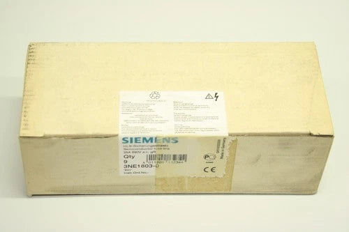 9x Siemens 3NE1803-0 35A NH fuse block 4011209132344 original packaging