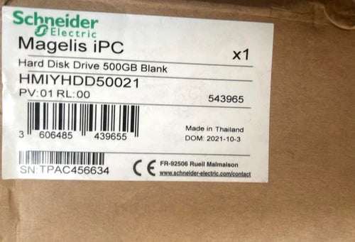Schneider Electric Magelis iPC HMIYHDD50021 Hard Disk Drive 500GB Blank