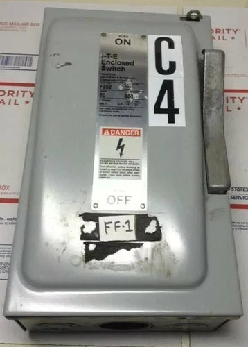 Siemens F-352 I-T-E Enclosed Switch Vacu-Break Switch Clampmatic Controls 60A