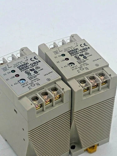 2pc x.  Omron S82K-01524 Power Supply 24Vdc 0.6A OMRON s82k 01524