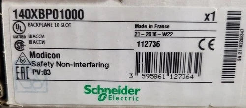 NEW Schneider 140XBP01000 PLC 140XBP01000 Spot Goods Fast Shipping 1pcs