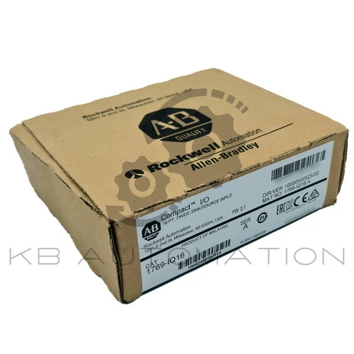 1769-IQ16 Módulo de entrada digital Allen-Bradley CompactLogix de 16 canais, 24 Vdc