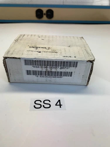 Siemens 6SE3190-0XX87-8BF0 OPM Clear Text Display NEW IN SEALED BOX!