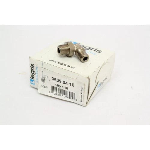 10Pcs LEGRIS 3609 04 10 Connecteur 4mm vers 1/8¡¯¡¯ BSPT coud¨¦ (B736)