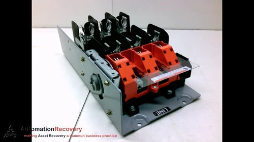 SIEMENS VBFS362 DISCONNECT SWITCH PANEL MOUNTED 3 POLE 60A 600V AC/DC, N #186093