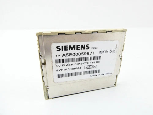SIEMENS A5E00059971 (5V FLASH 8MBYTE/16BIT) MEMORY CARD