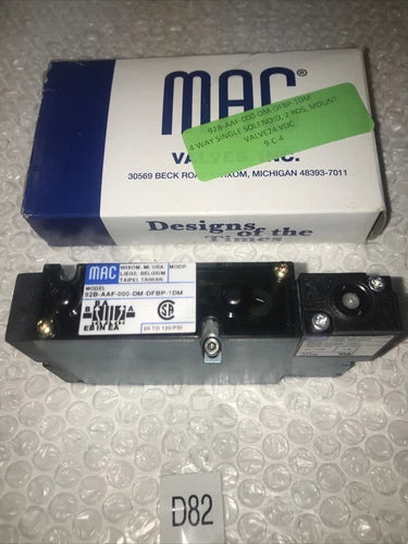 **MAC DMB-DFBP-1DM SOLENOID VAVLE 120 PSI MAX 24 VDC 1.8 WATT# FAST SHIPPING #