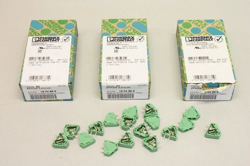 114x PH?NIX CONTACT ZFKDS 2,5-5,08 Stecker Leiterplattenklemme