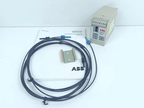 ABB Profibus Adapter NPBA-02 58960934 SW:2,2 Rev.E Fiber LWL Cable TESTED & TOP