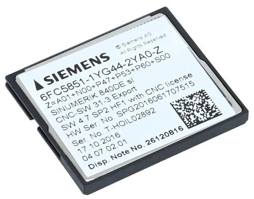 Siemens 6FC5851-1YG44-2YA0-Z Sinumerik 840DE sl